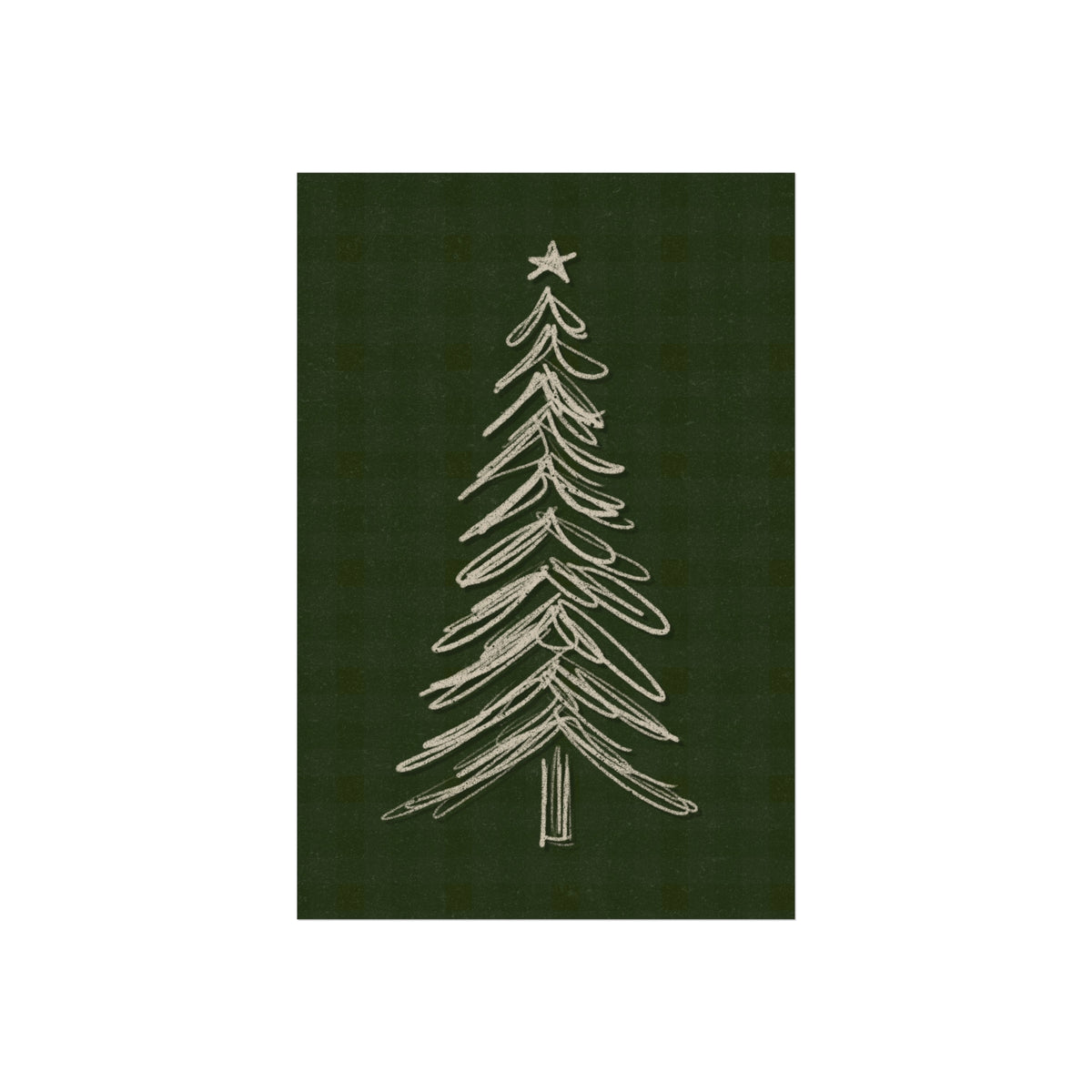 Tree Sketch Wall Art Print