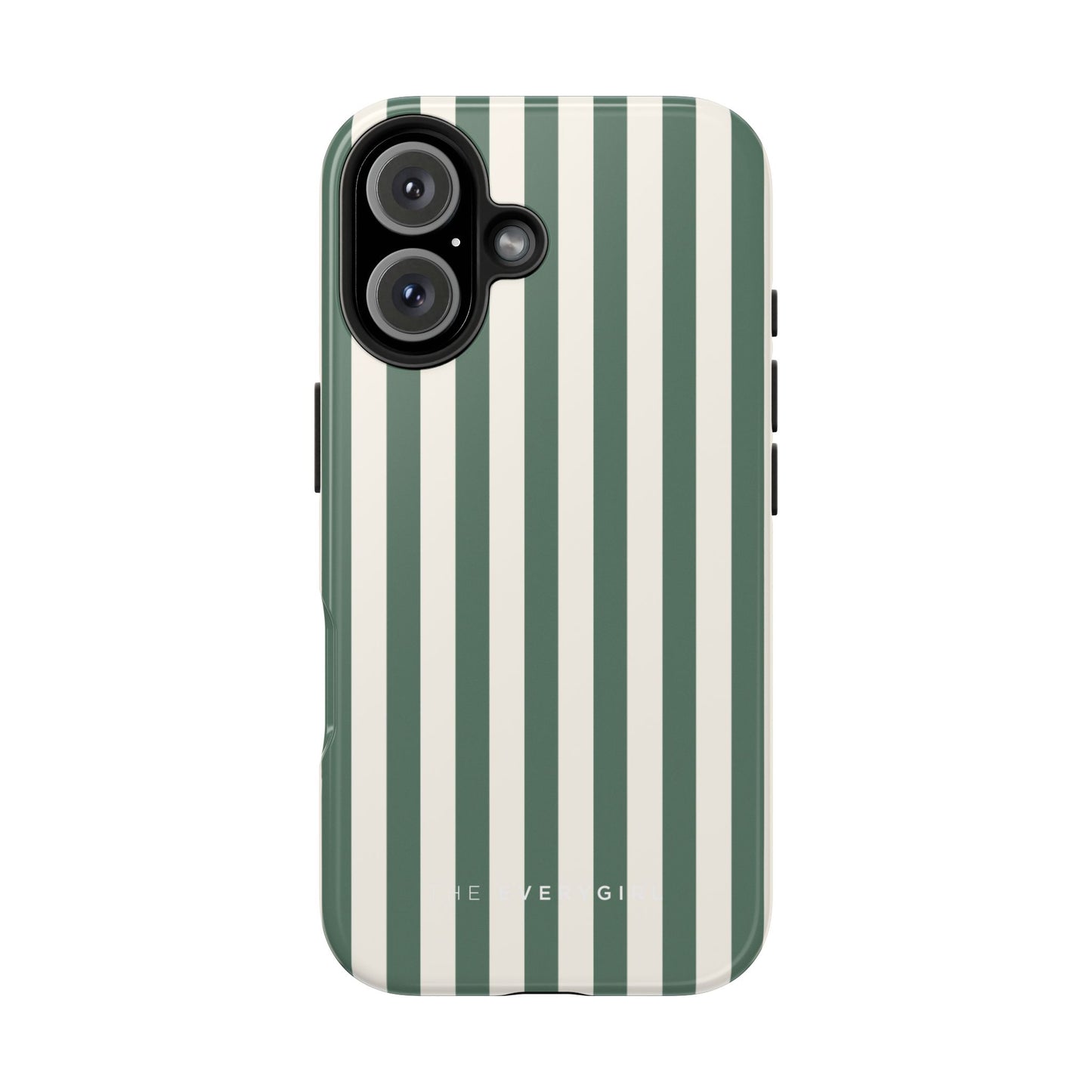 Green Cabana Stripe Phone Case