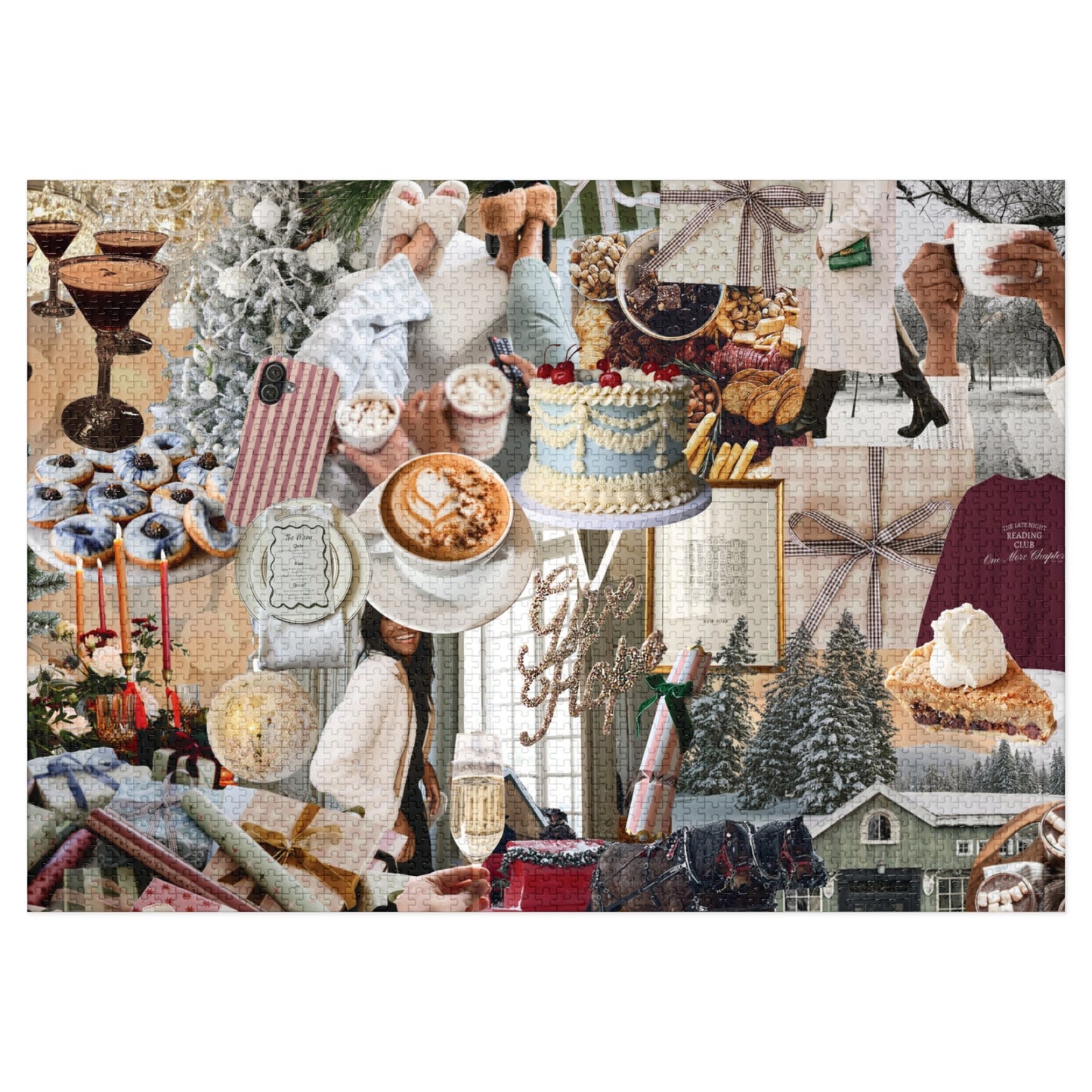 Everygirl Holiday Collage Puzzle