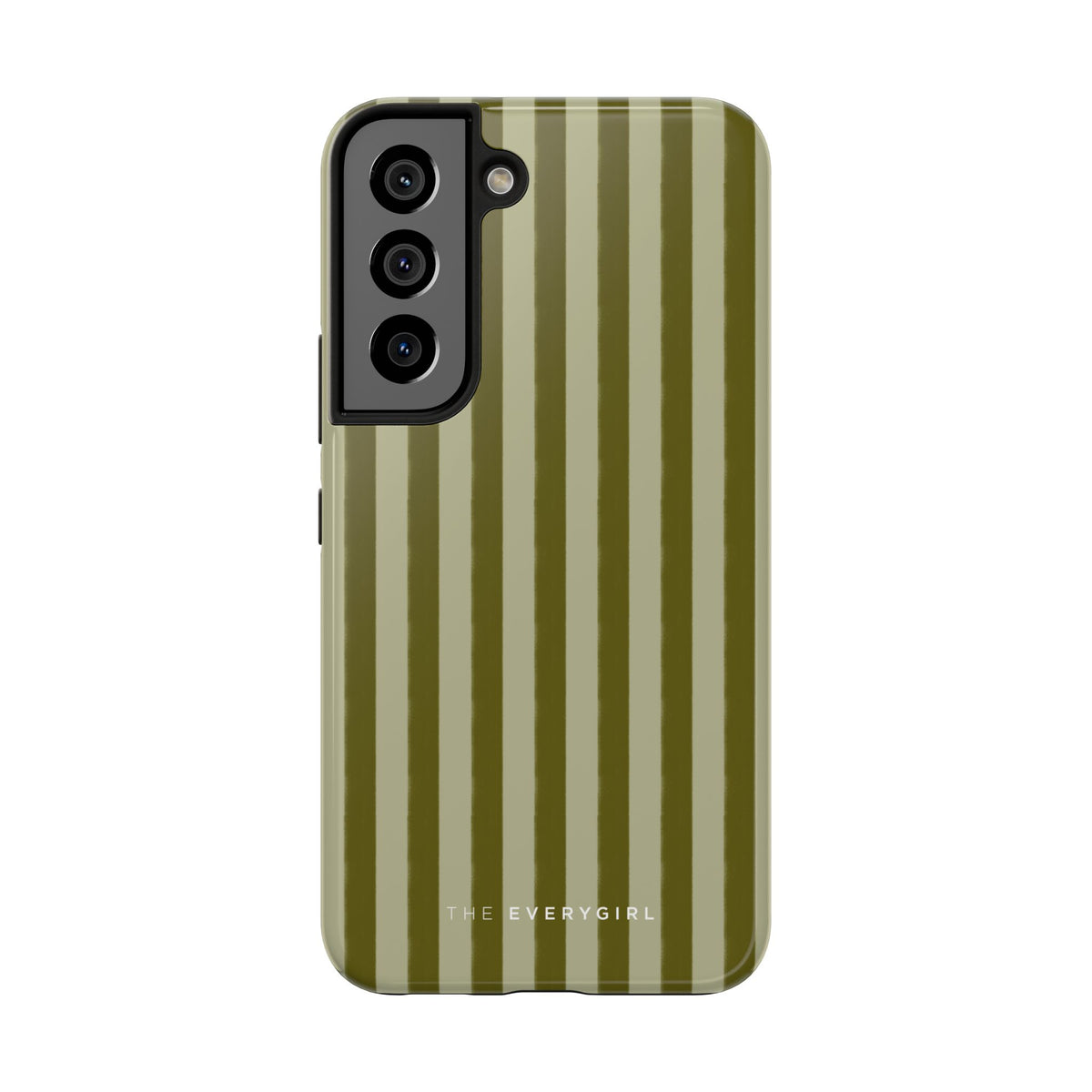 Tone on Tone Green Stripes IPhone Case