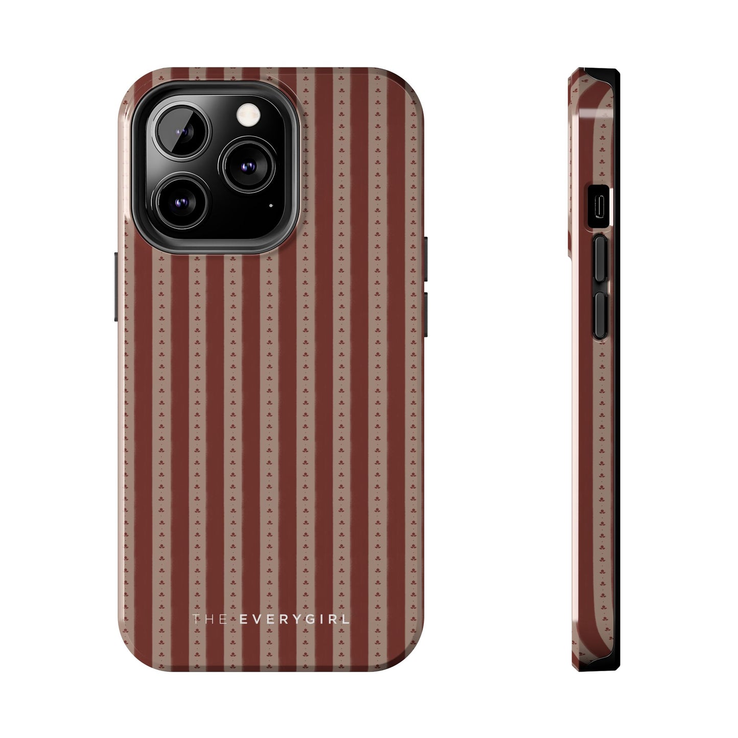 Muted Red Stripe IPhone Case