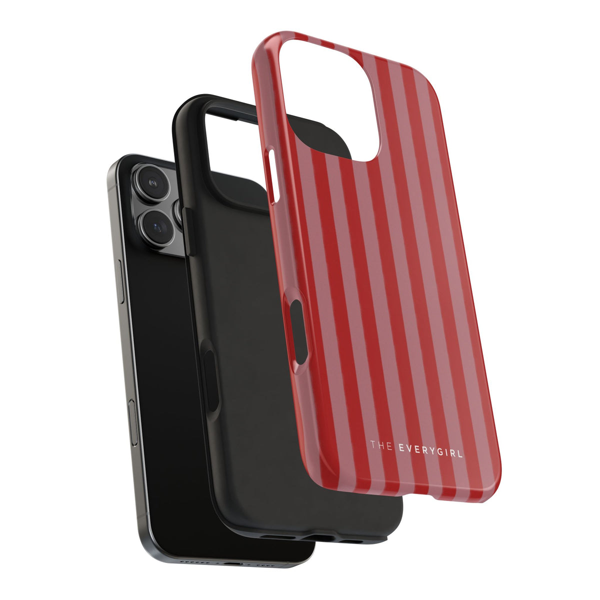 Red & Pink Stripes IPhone Case