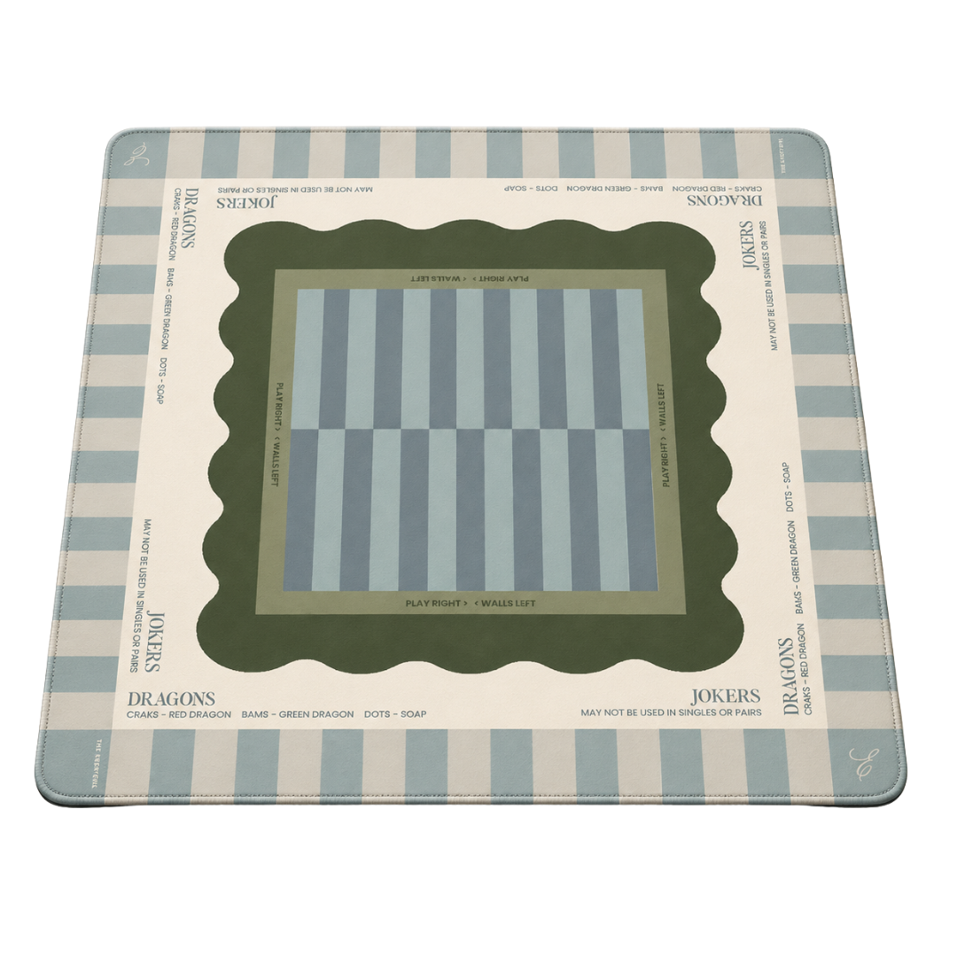 Blue & Green Mahjong Mat