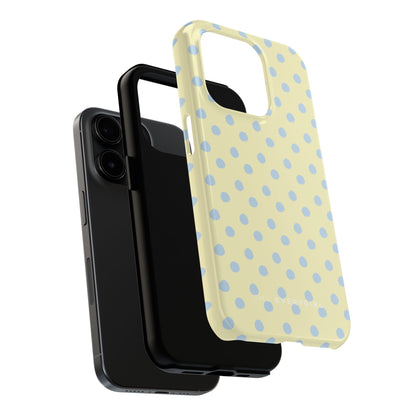 Third Coast – Yellow & Blue Polka Dots Phone Case