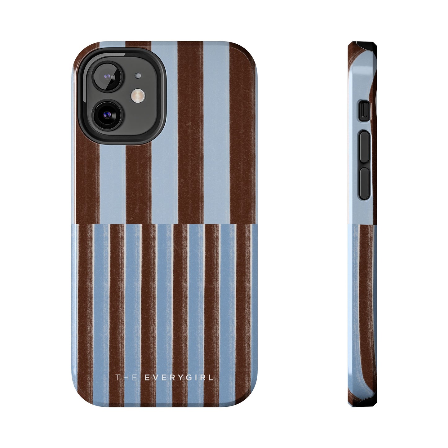 January Blue & Brown Phone Case
