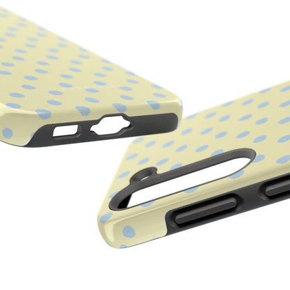 Third Coast – Yellow & Blue Polka Dots Phone Case