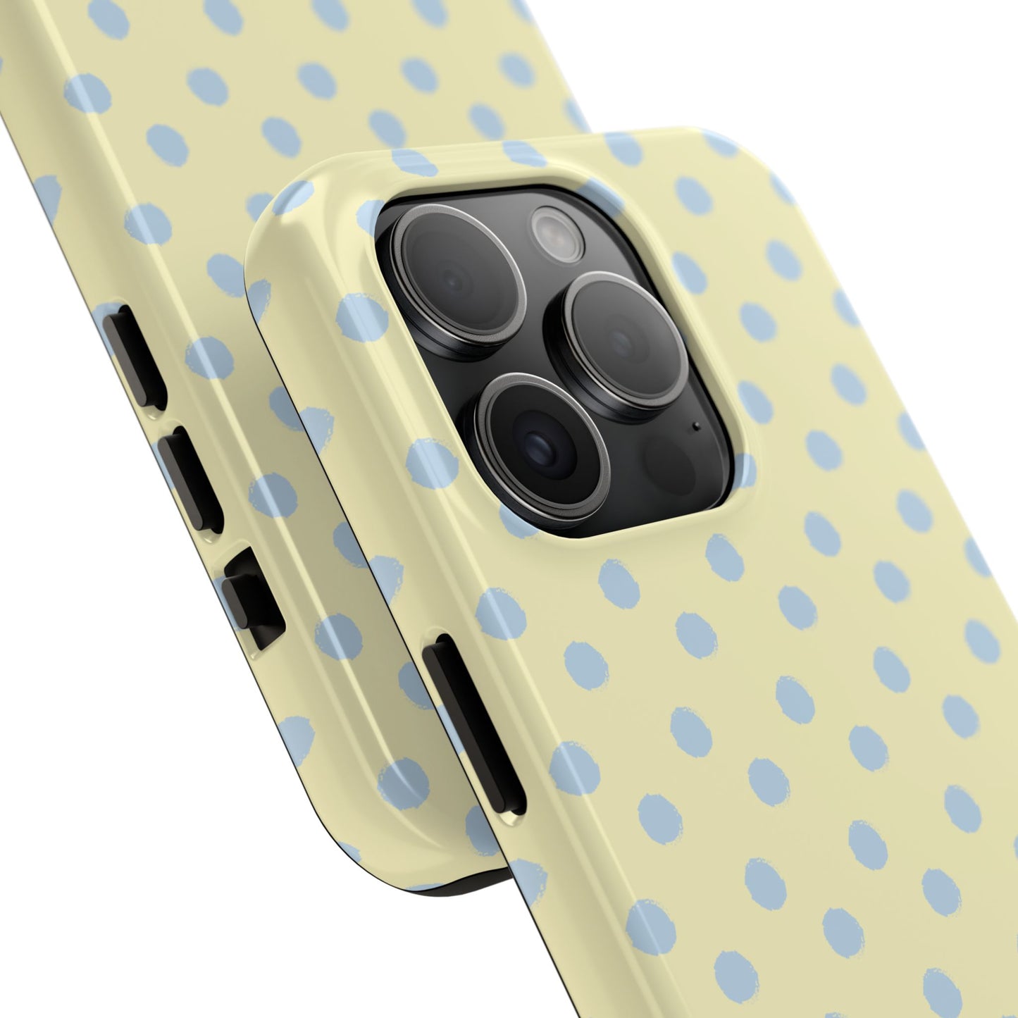 Third Coast – Yellow & Blue Polka Dots Phone Case