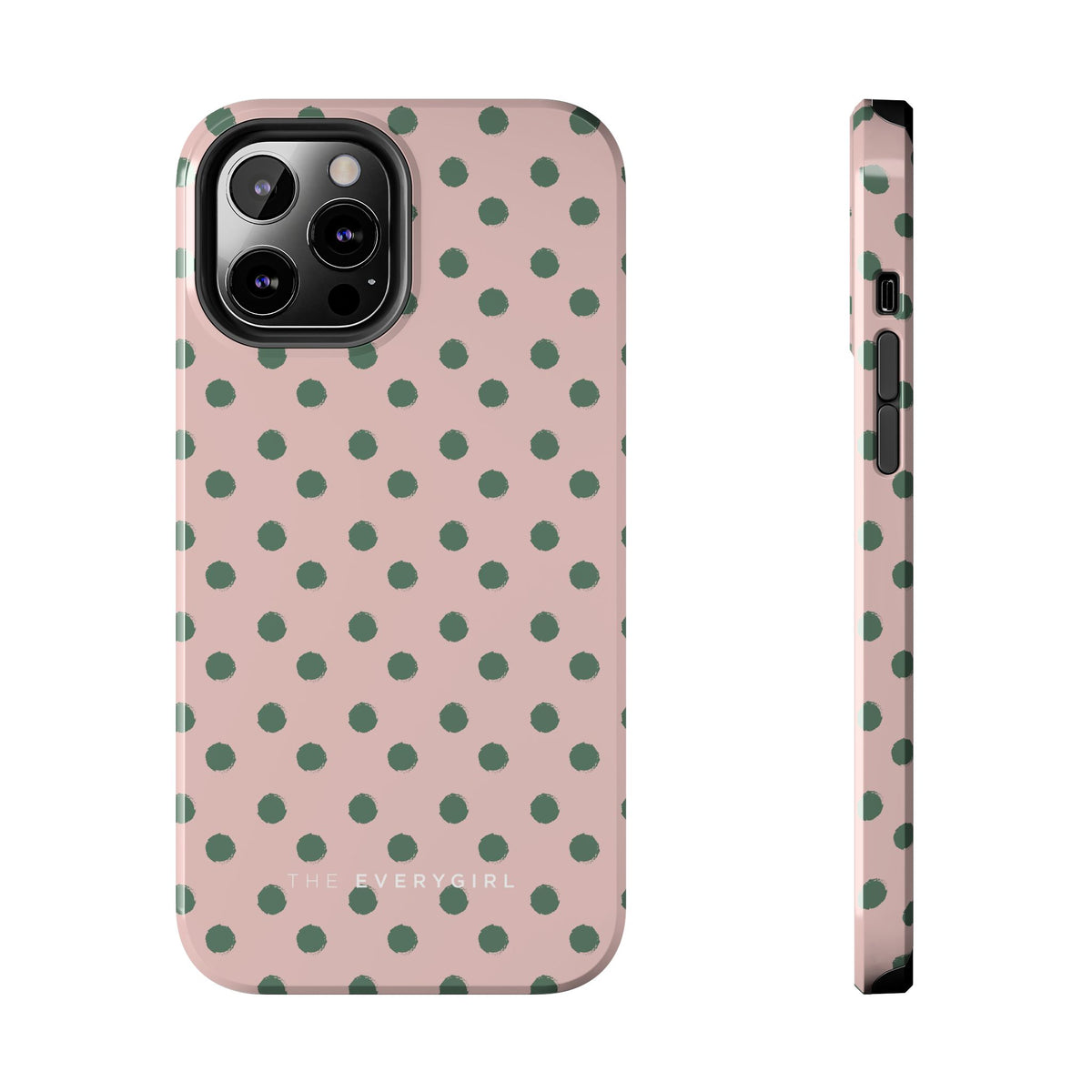 Pink & Green Polka Dots Phone Case