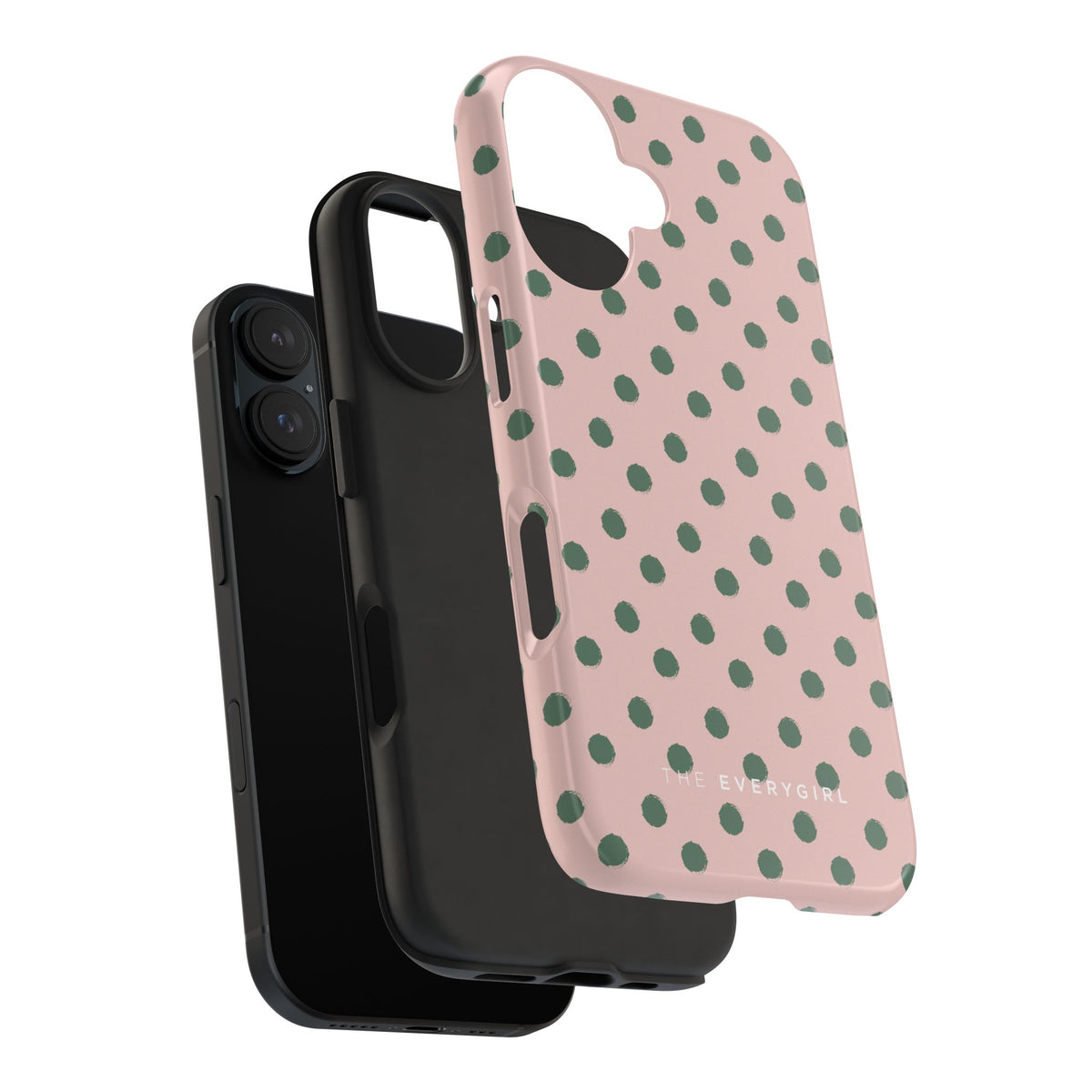 Pink & Green Polka Dots Phone Case