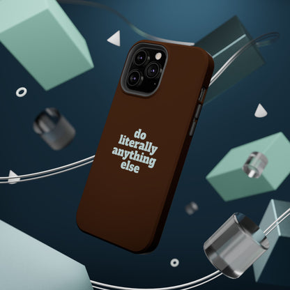 Do Literally Anything Else Brown & Blue Phone Case