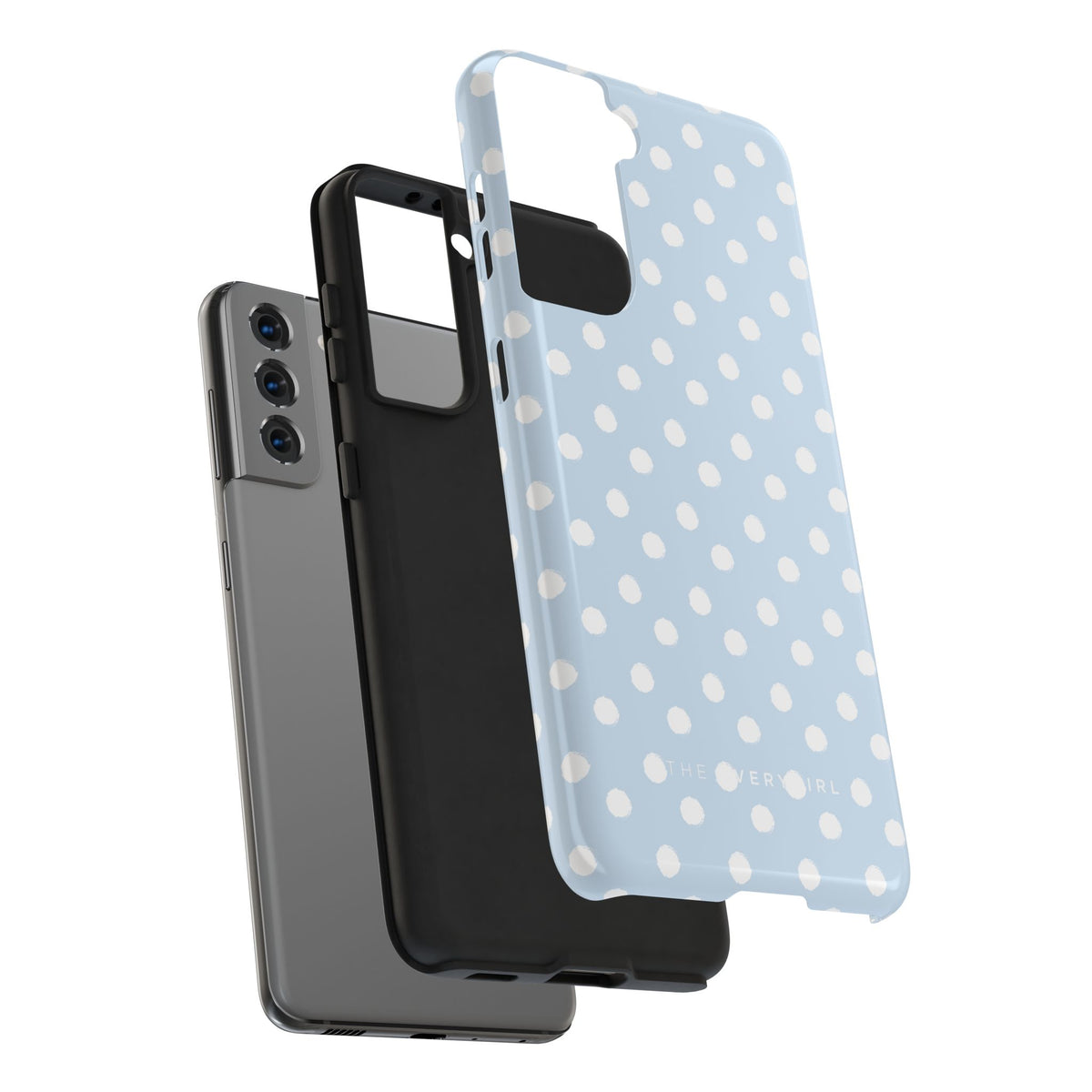 Blue & White Polka Dots Phone Case