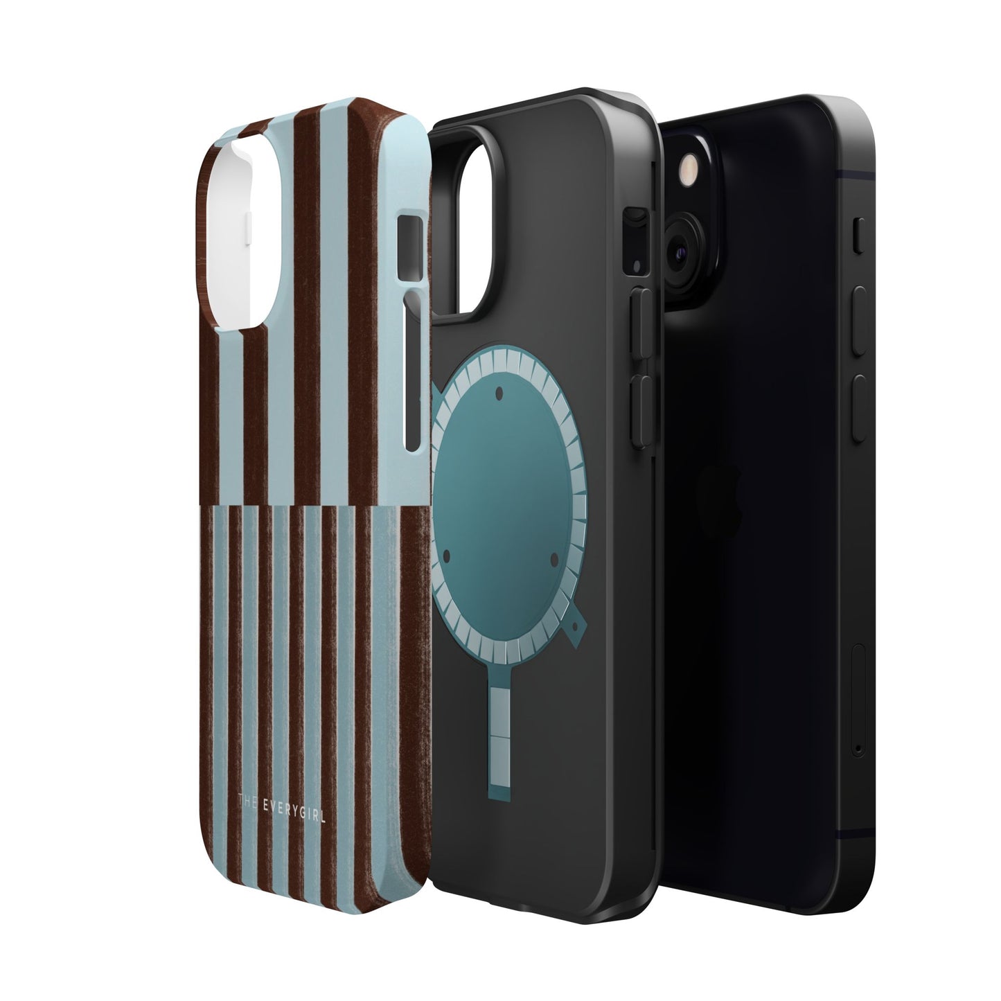 Blue & Brown Contrast Phone Case