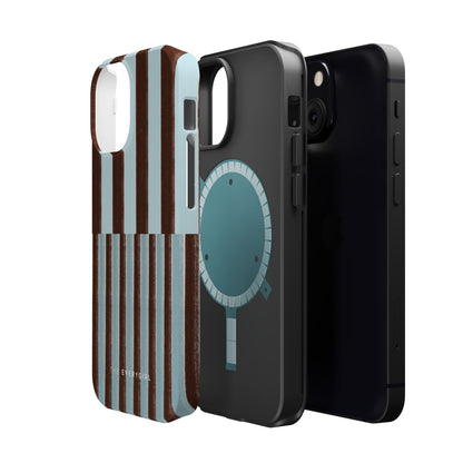 Blue & Brown Contrast Phone Case