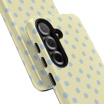 Third Coast – Yellow & Blue Polka Dots Phone Case