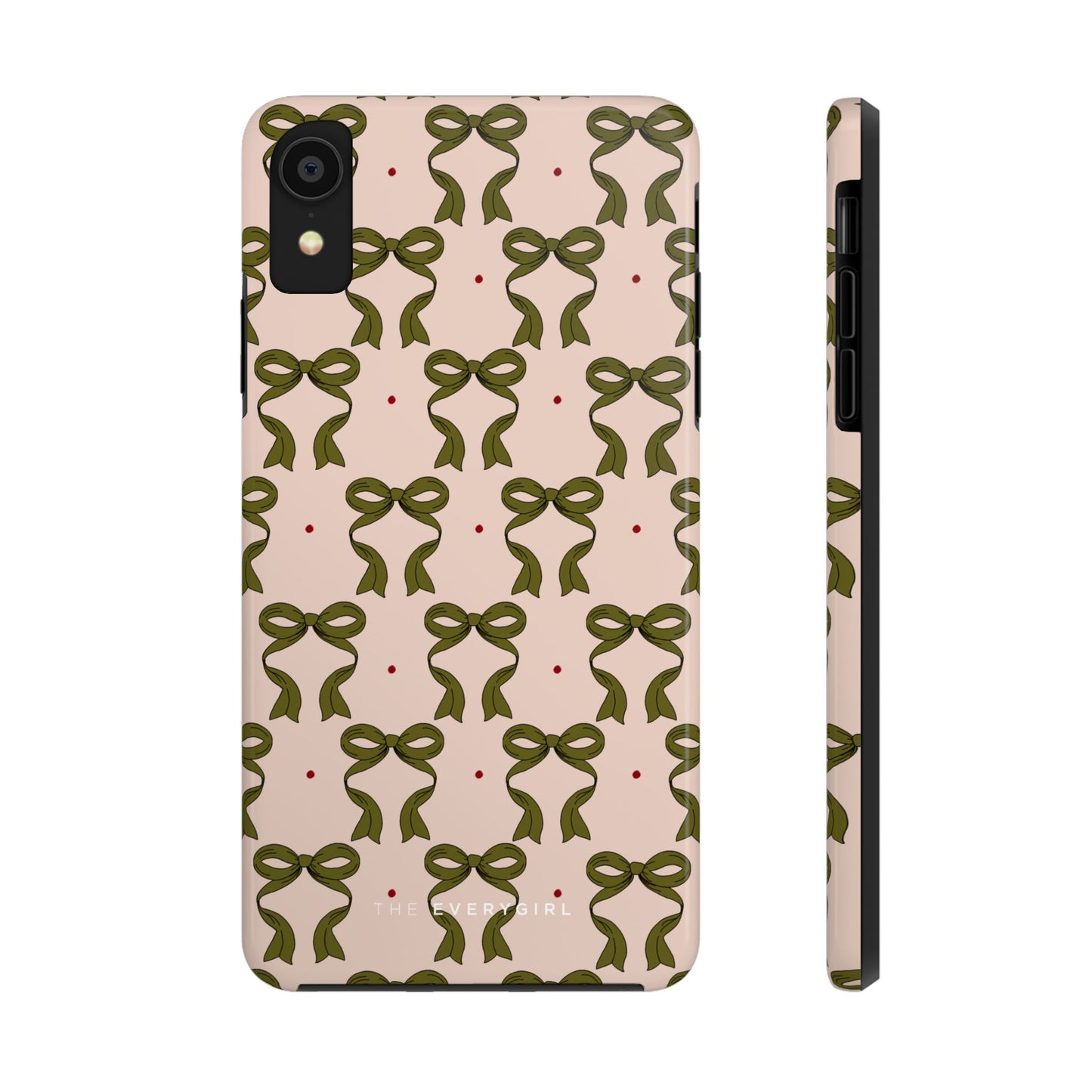 Pink & Green Bows IPhone Case