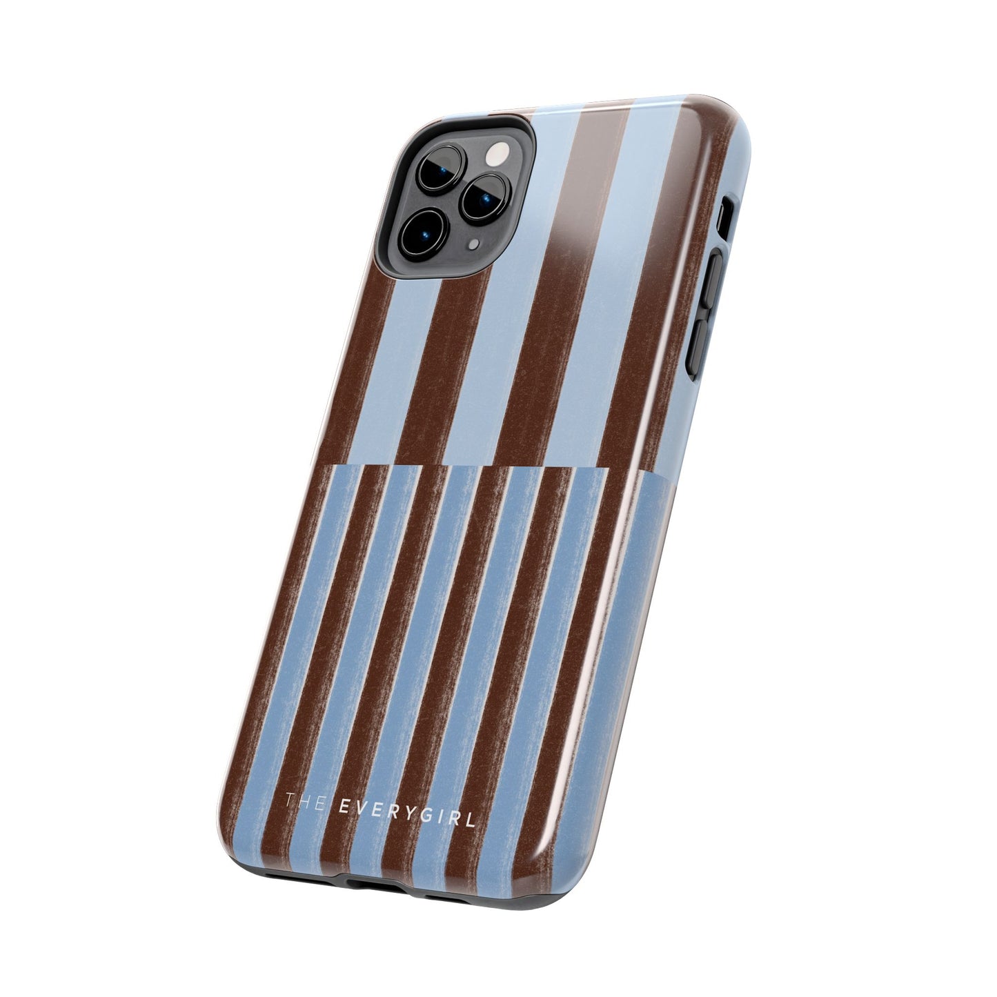 January Blue & Brown Phone Case