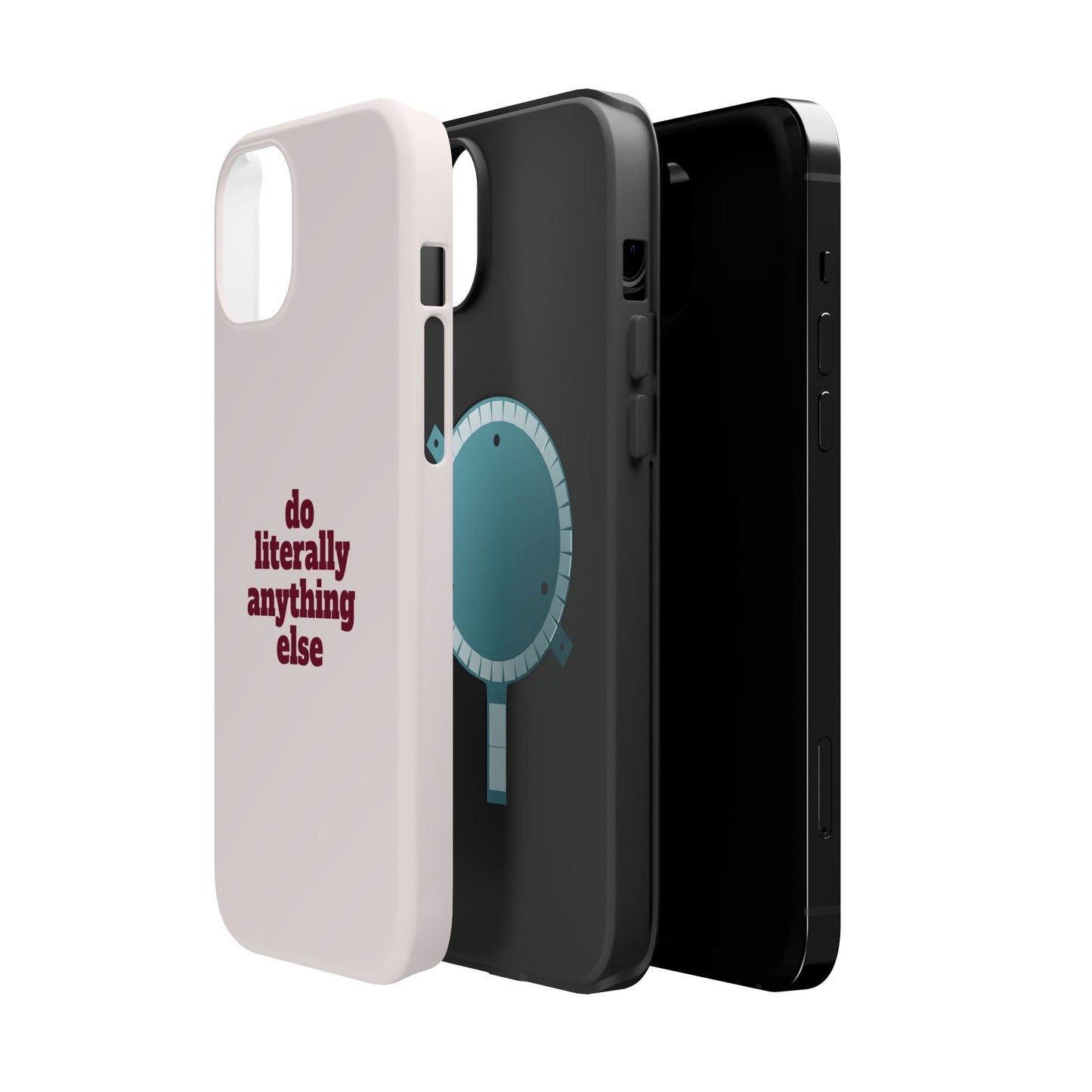 Do Literally Anything Else Burgundy Phone Case