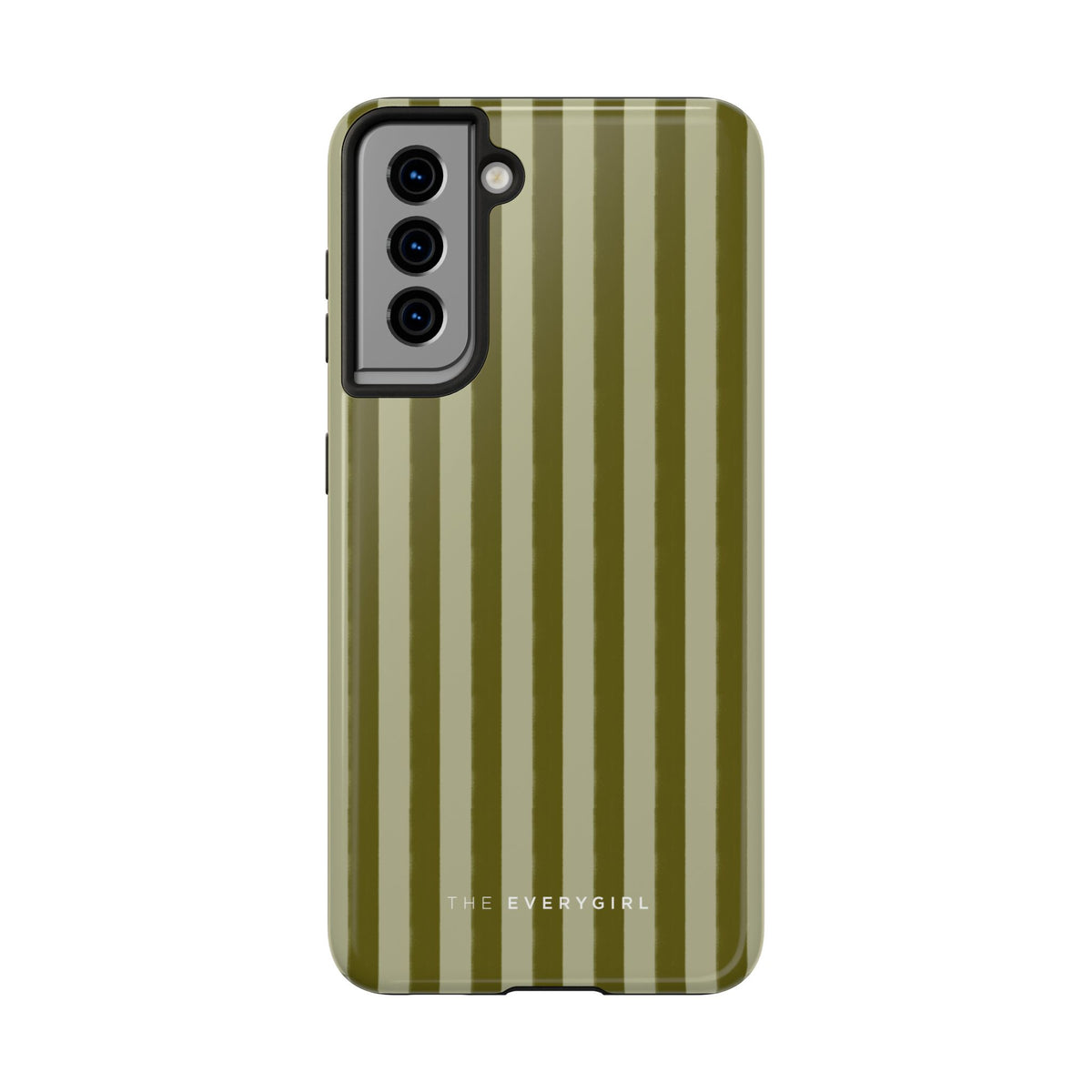 Tone on Tone Green Stripes IPhone Case
