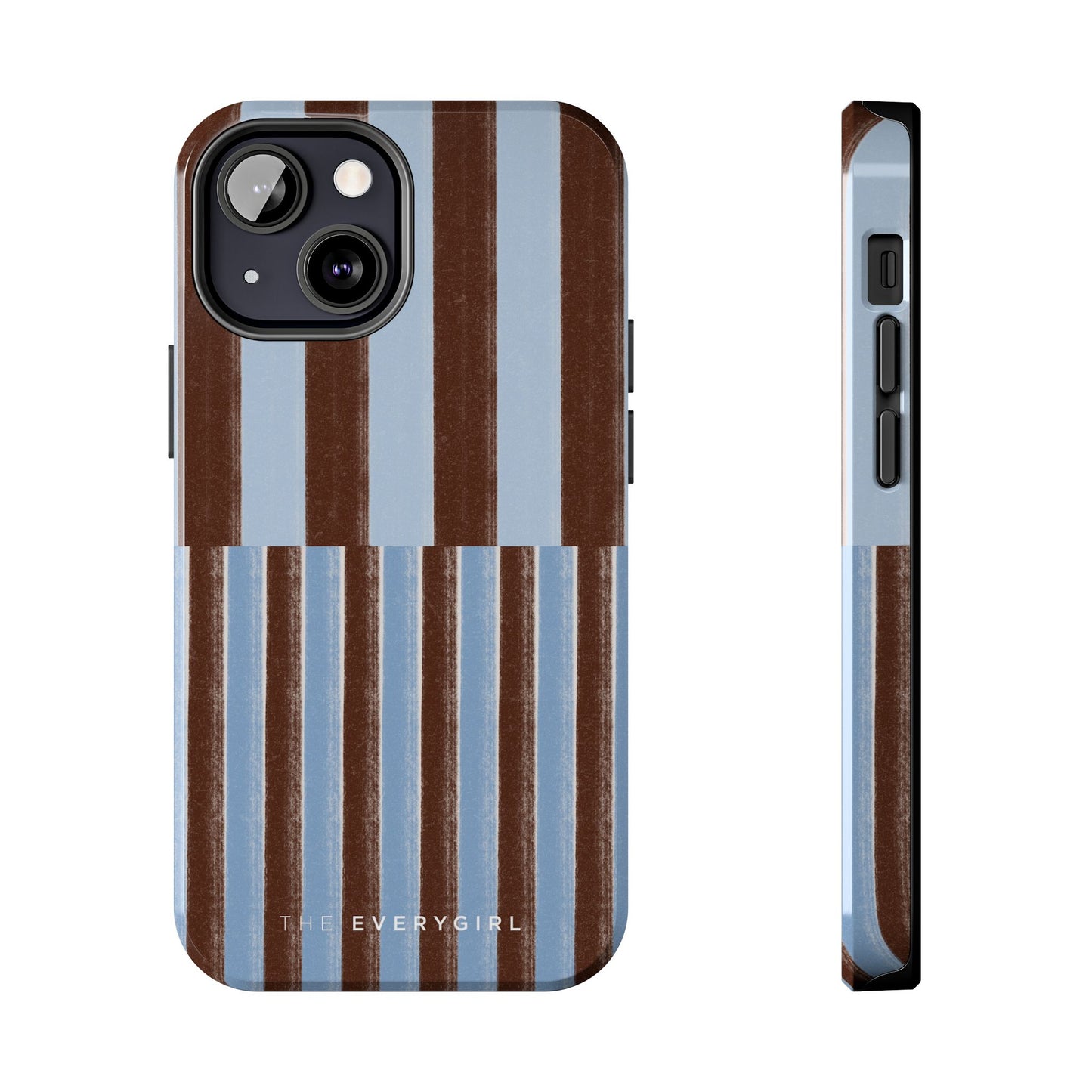 January Blue & Brown Phone Case