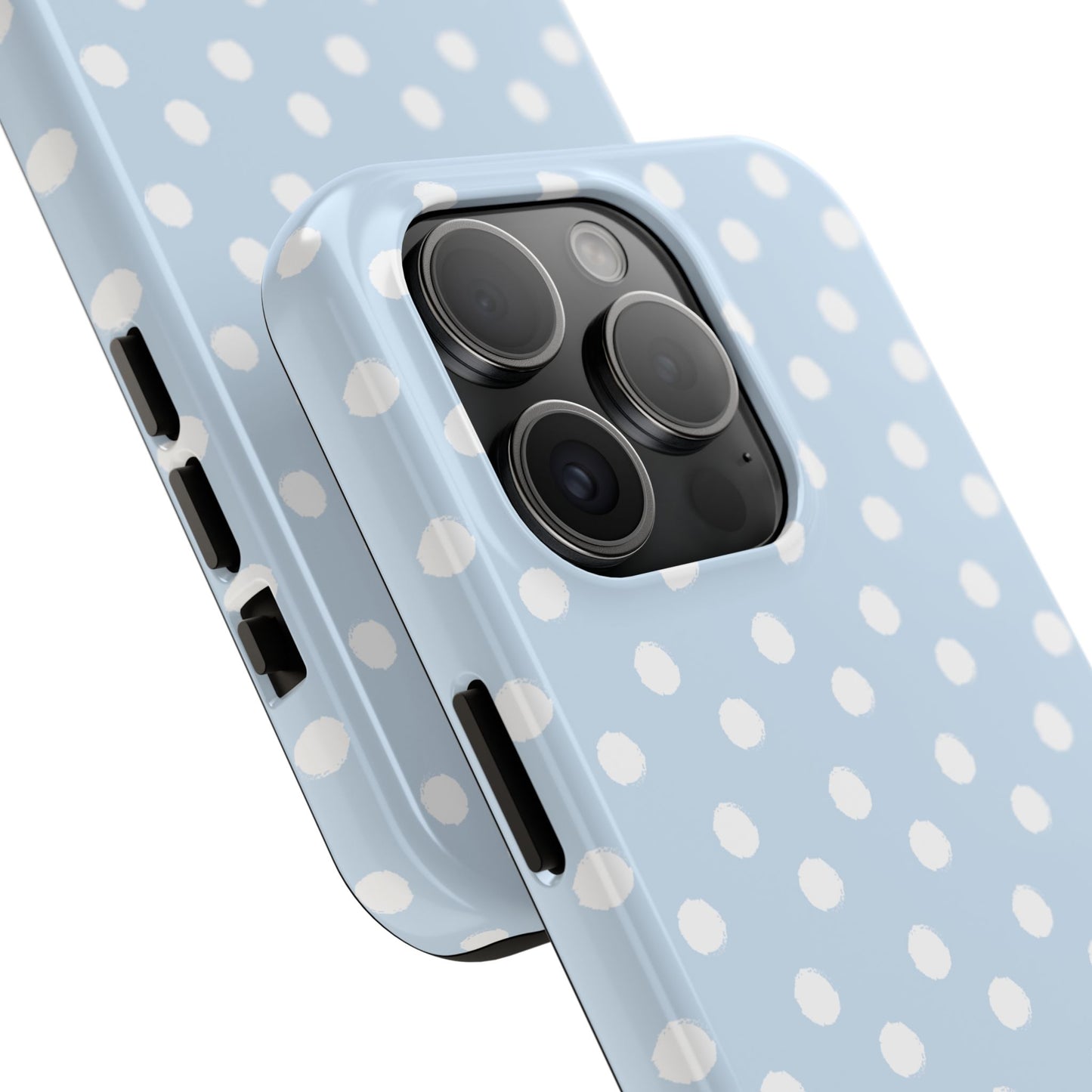 East Coast – Blue & White Polka Dots Phone Case