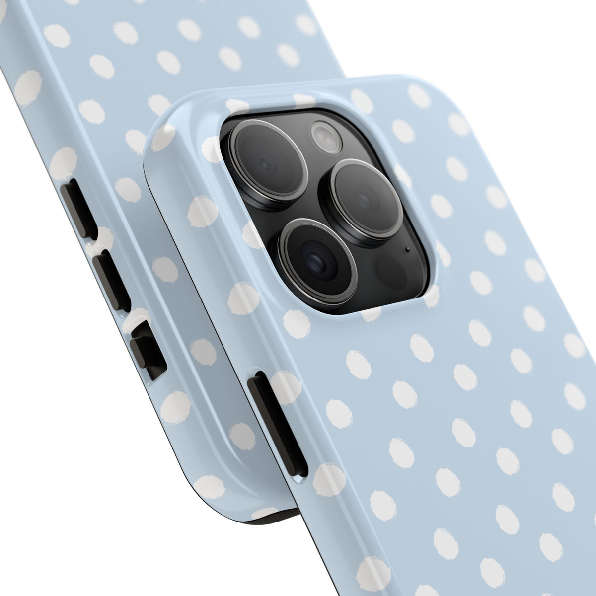 Blue & White Polka Dots Phone Case