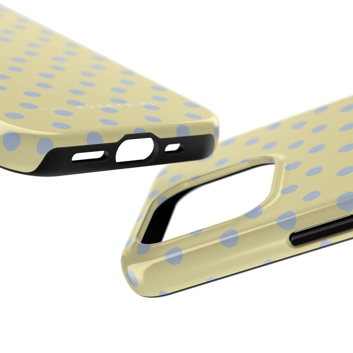 Yellow & Blue Polka Dots Phone Case