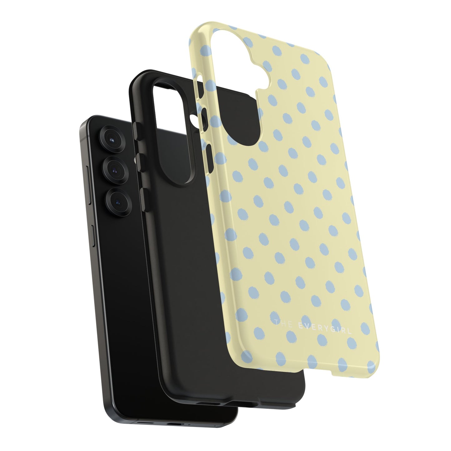 Third Coast – Yellow & Blue Polka Dots Phone Case
