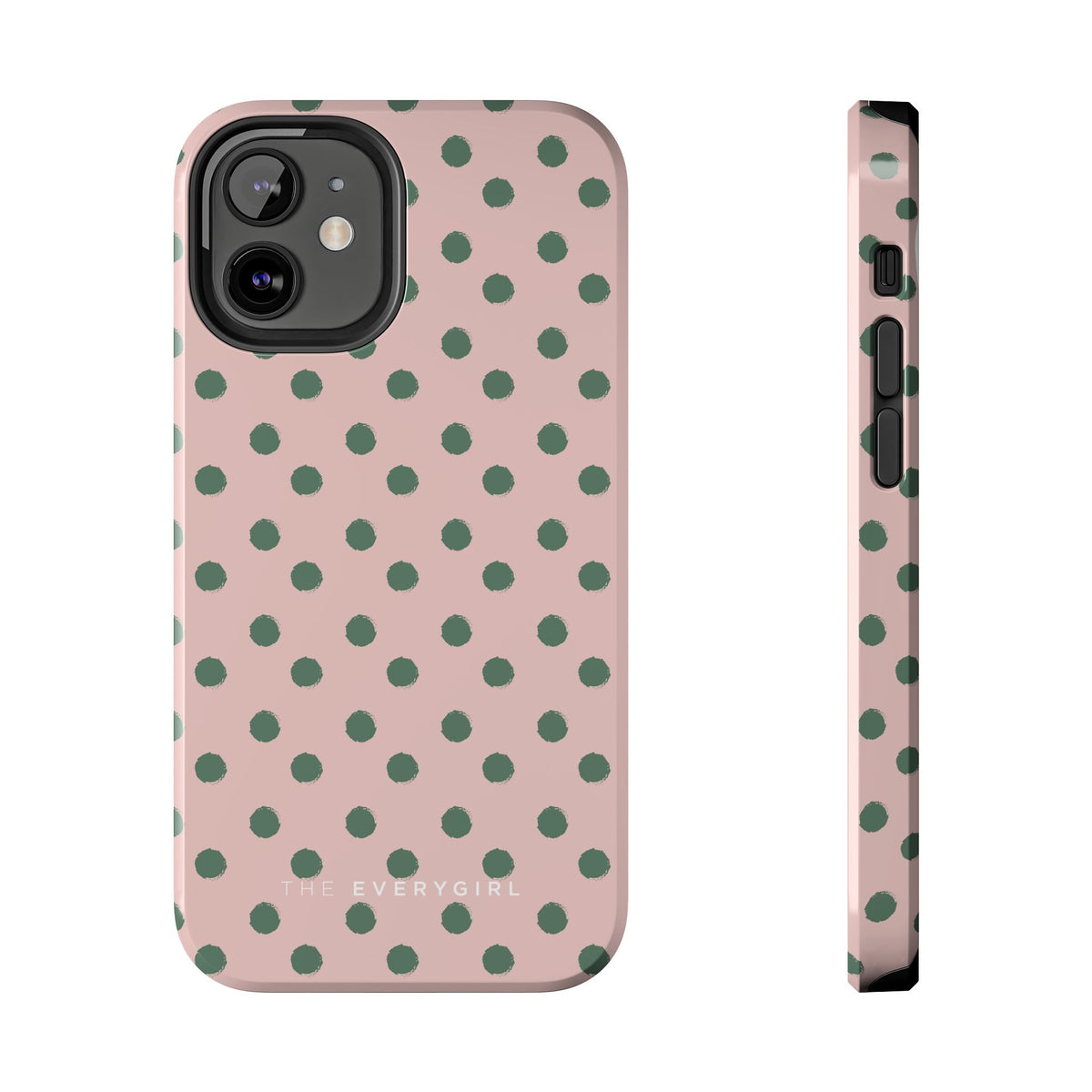 Pink & Green Polka Dots Phone Case