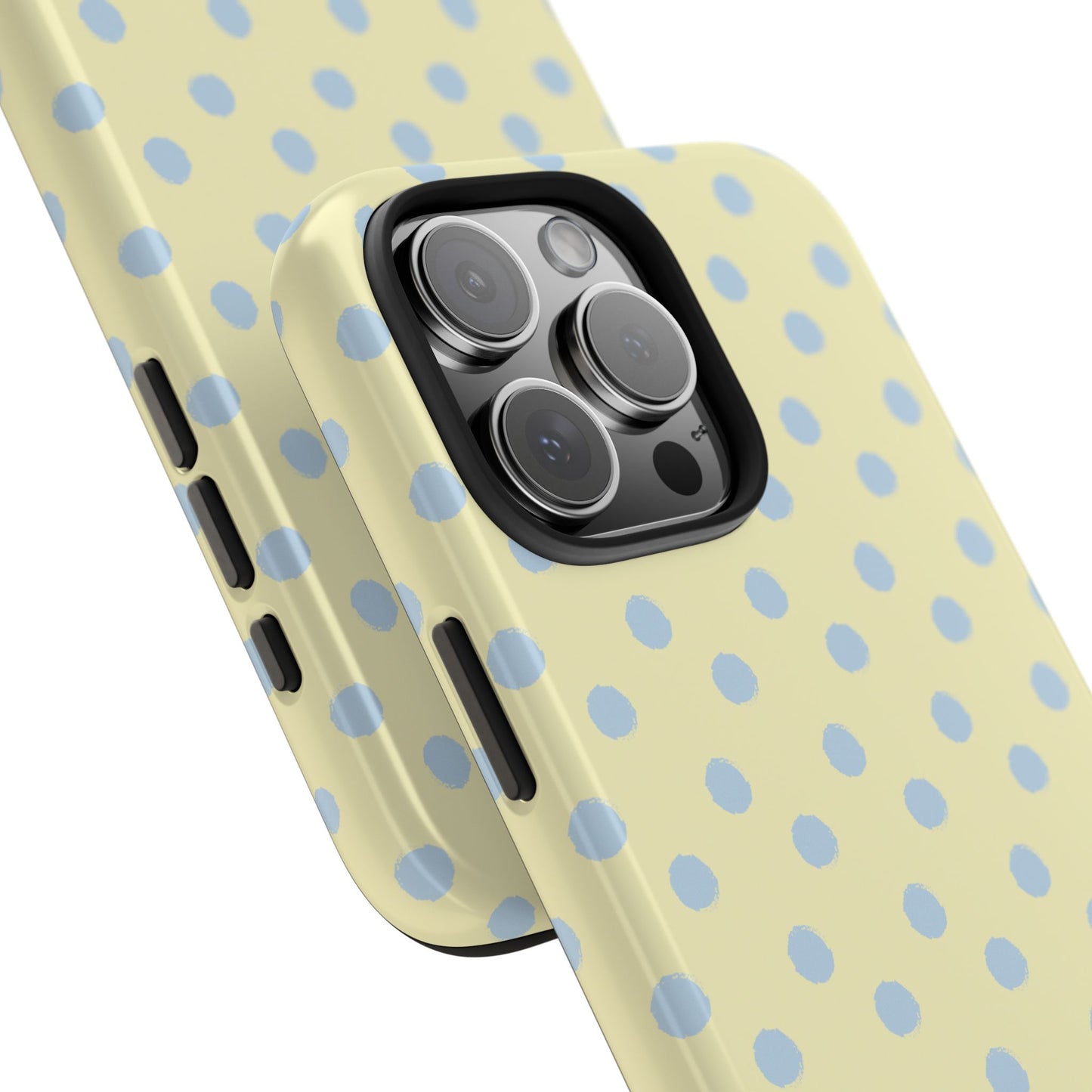 Third Coast – Yellow & Blue Polka Dots Phone Case