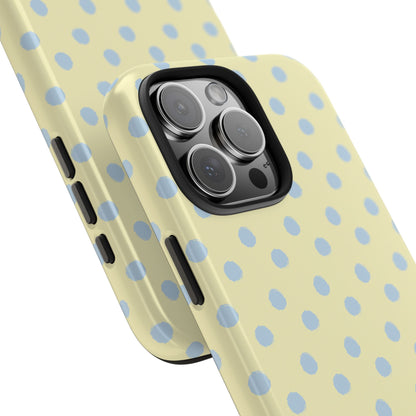 Third Coast – Yellow & Blue Polka Dots Phone Case