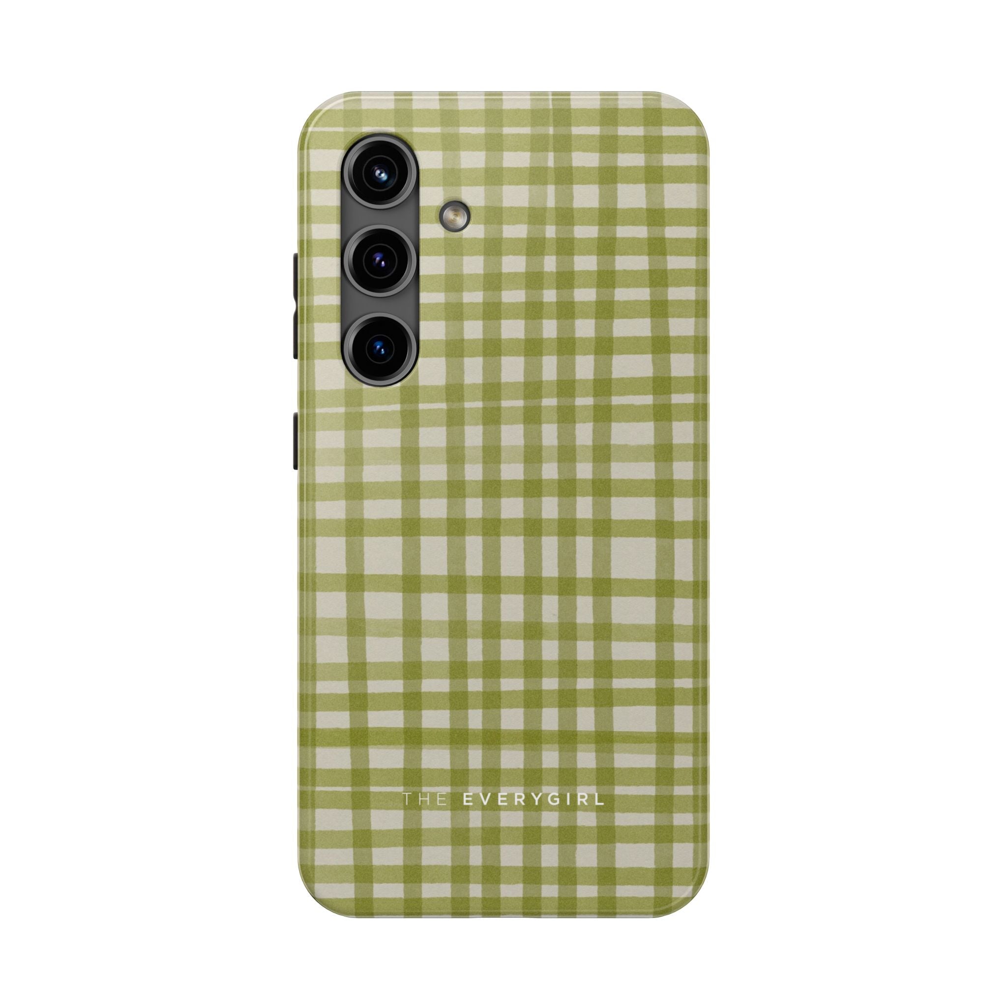 Green Gingham Phone Case