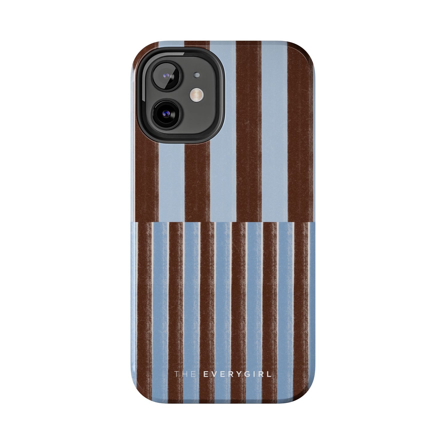 January Blue & Brown Phone Case