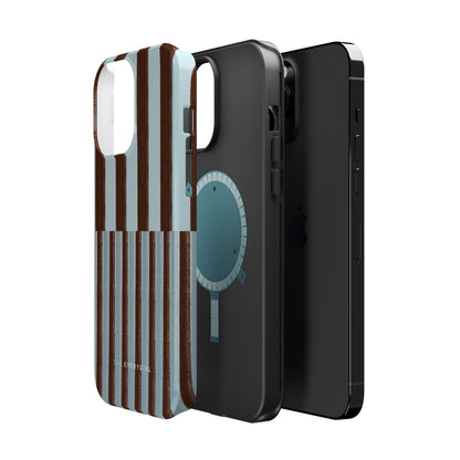 Blue & Brown Contrast Phone Case