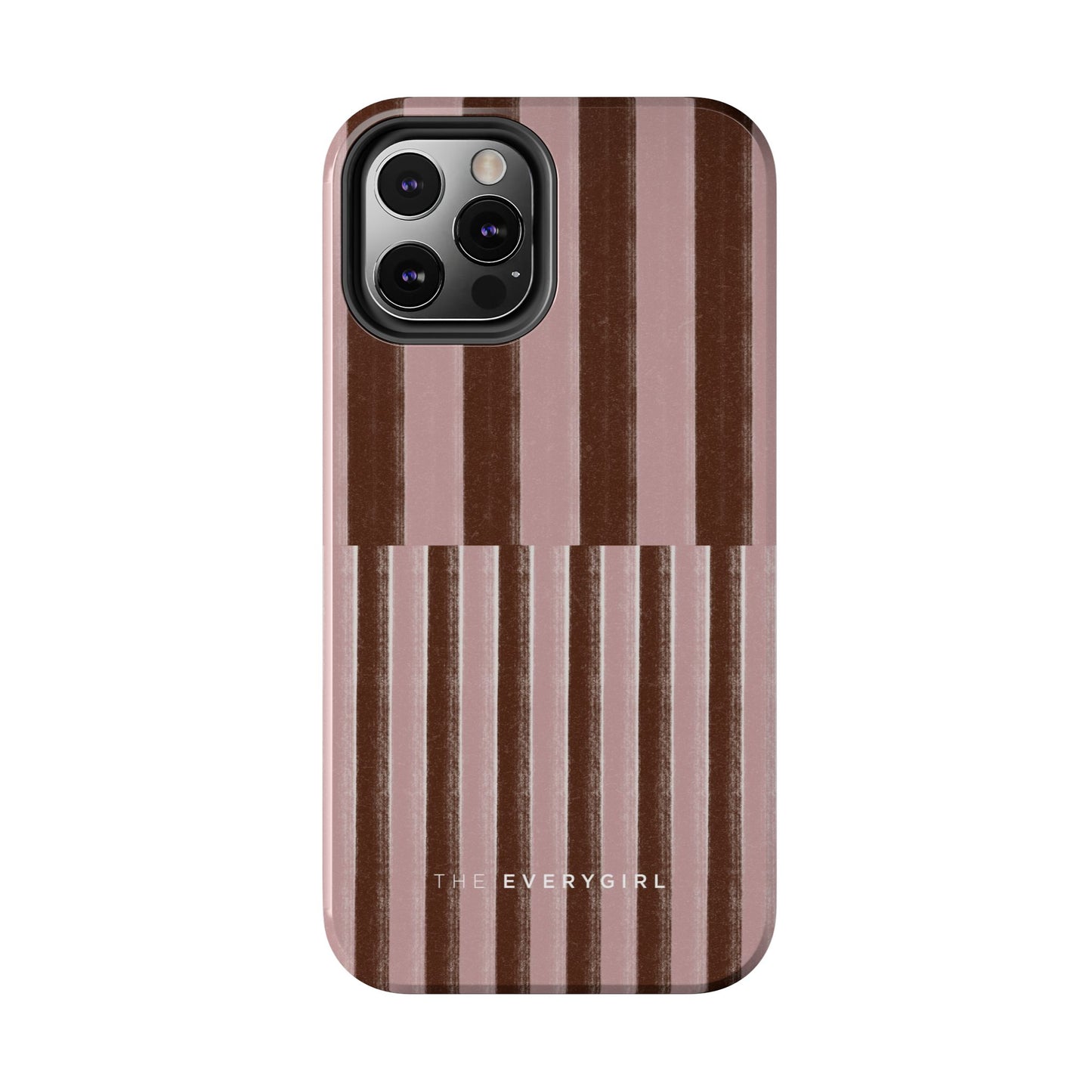 February Pink and Brown Phone Case