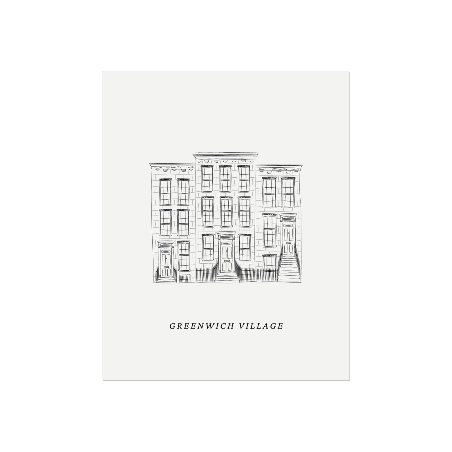 Greenwich Village NYC Print