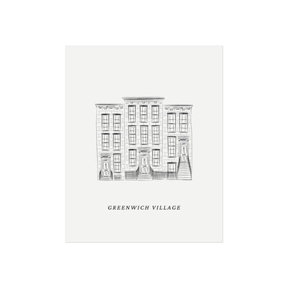Greenwich Village NYC Print