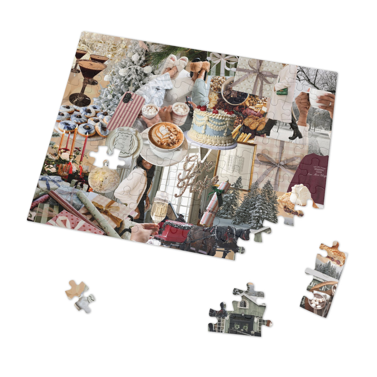 Everygirl Holiday Collage Puzzle