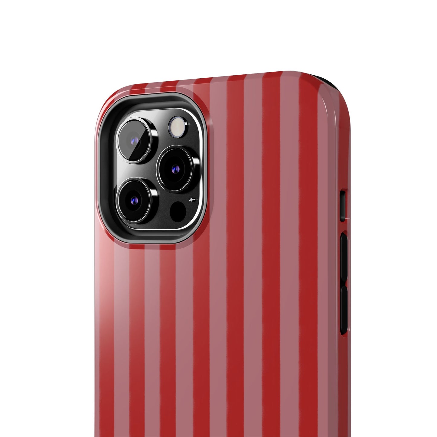 Red & Pink Stripes IPhone Case