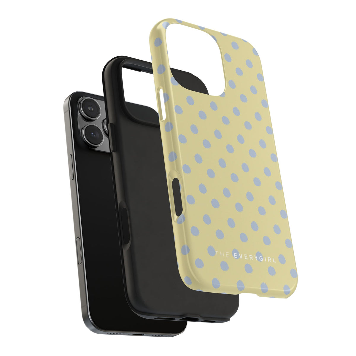 Yellow & Blue Polka Dots Phone Case