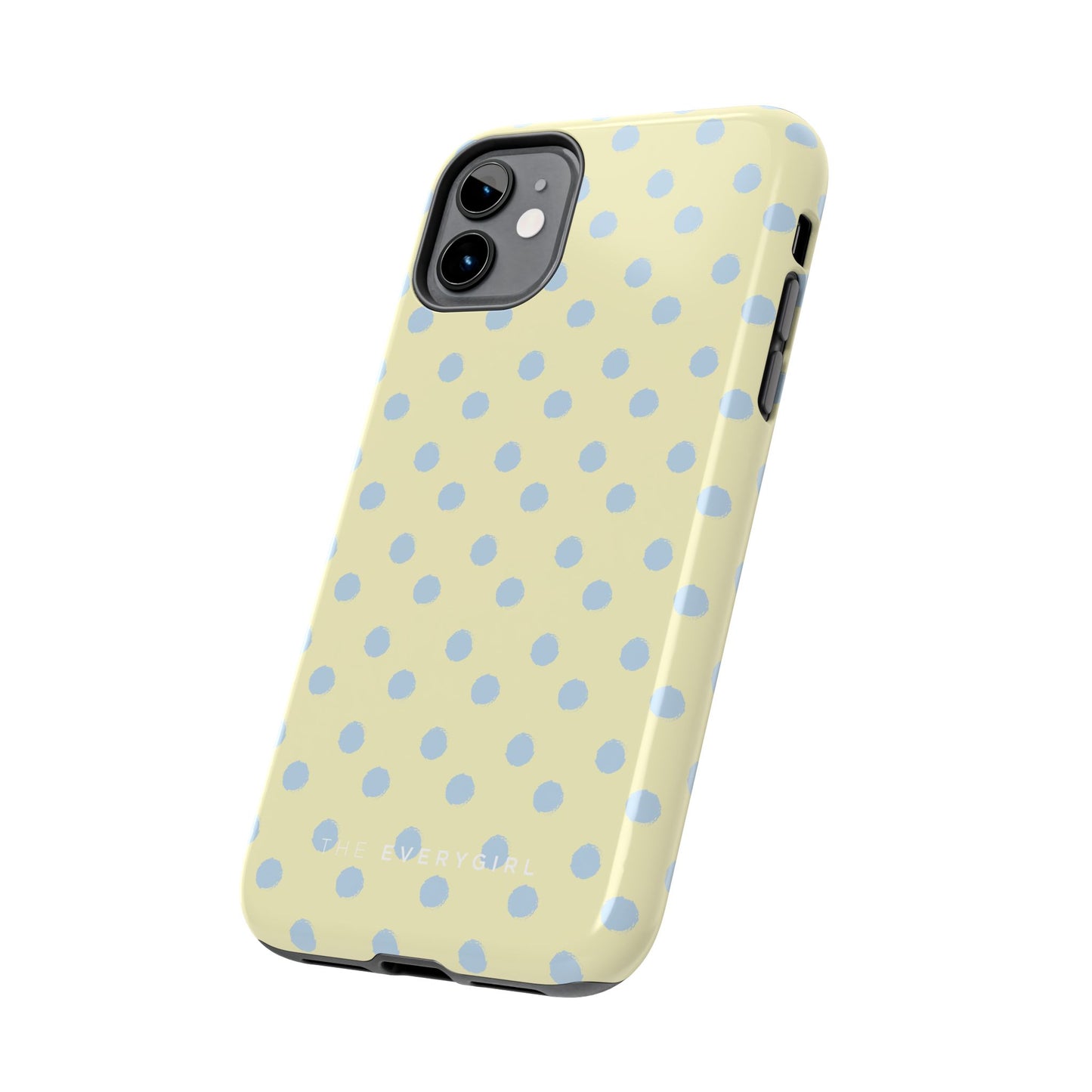 Third Coast – Yellow & Blue Polka Dots Phone Case