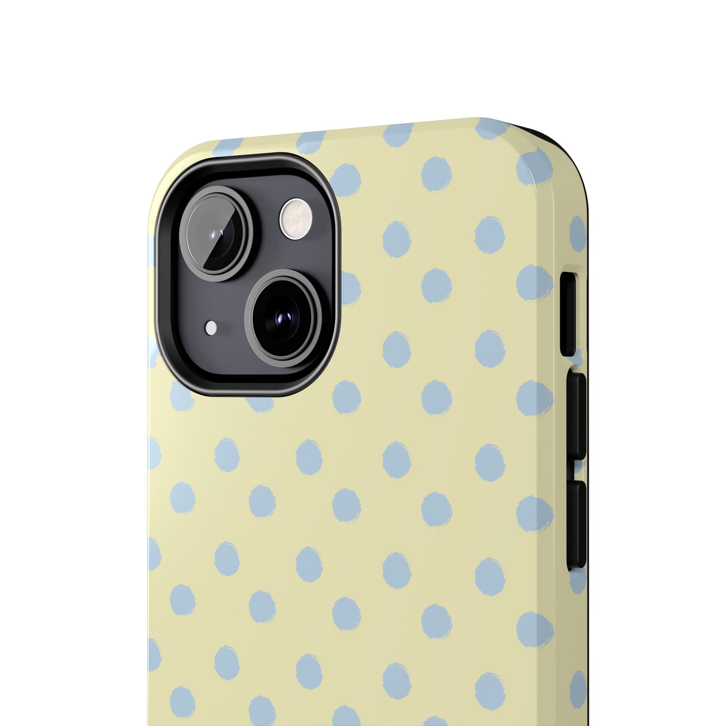 Third Coast – Yellow & Blue Polka Dots Phone Case
