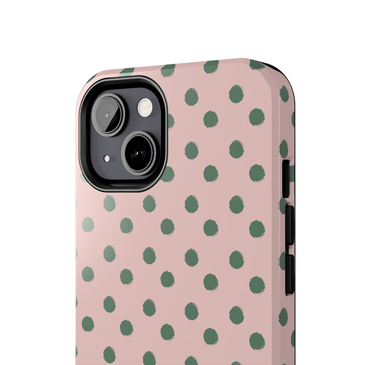 Pink & Green Polka Dots Phone Case