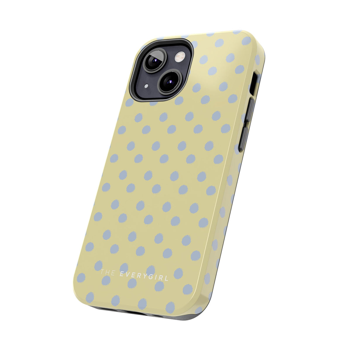 Yellow & Blue Polka Dots Phone Case