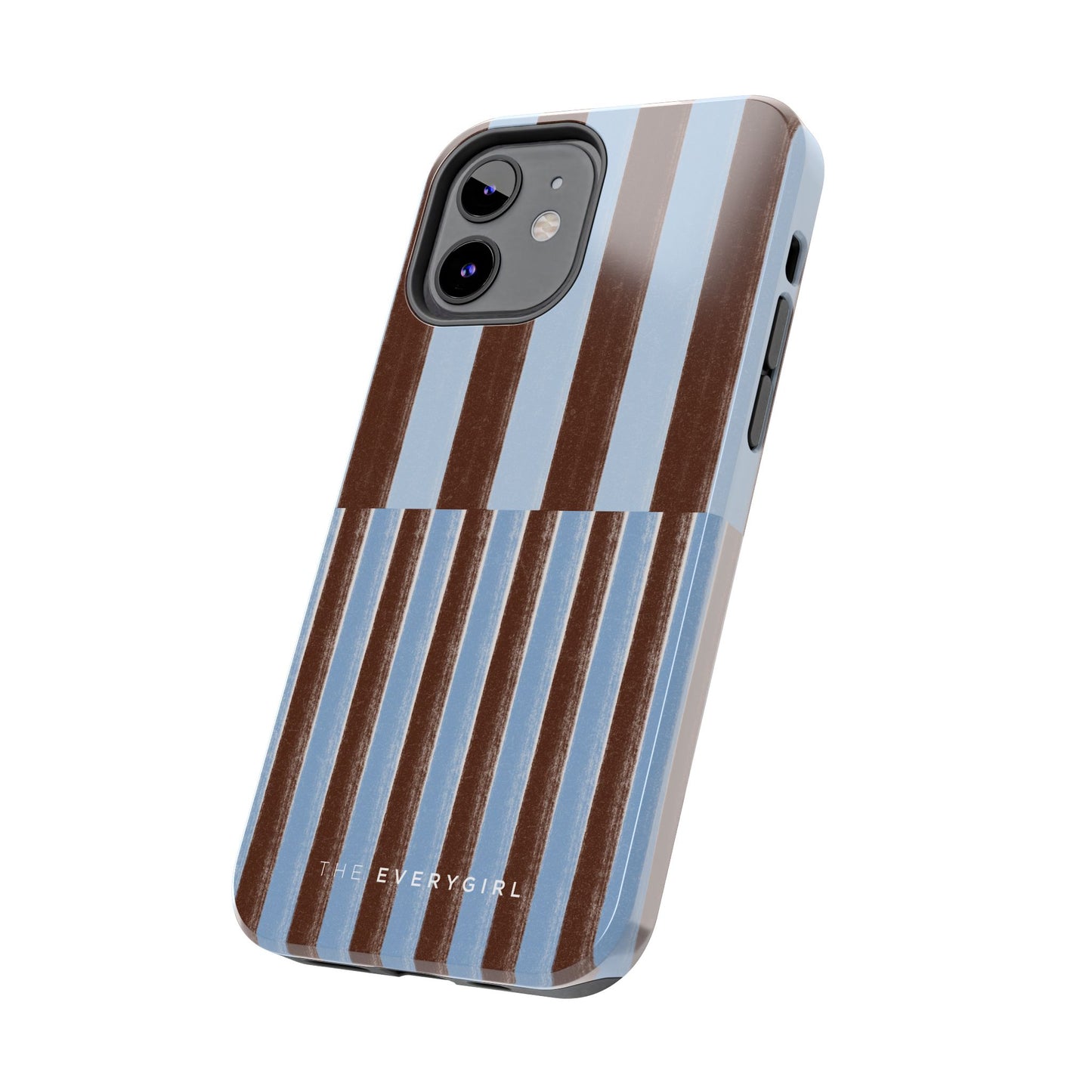 January Blue & Brown Phone Case