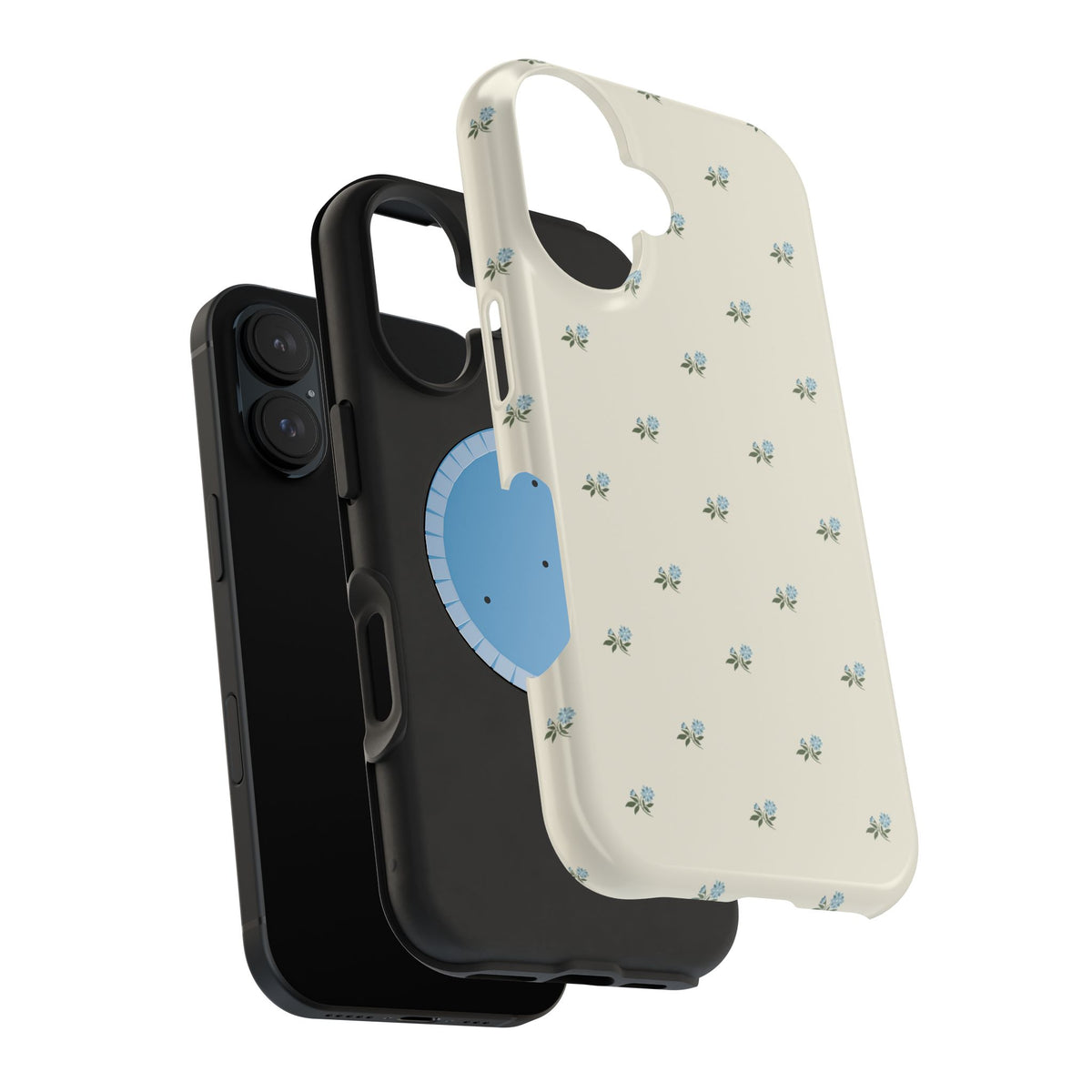 Tiny Blue Flowers Phone Case