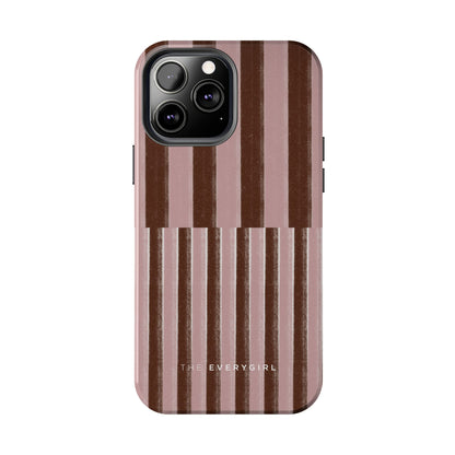 February Pink and Brown Phone Case