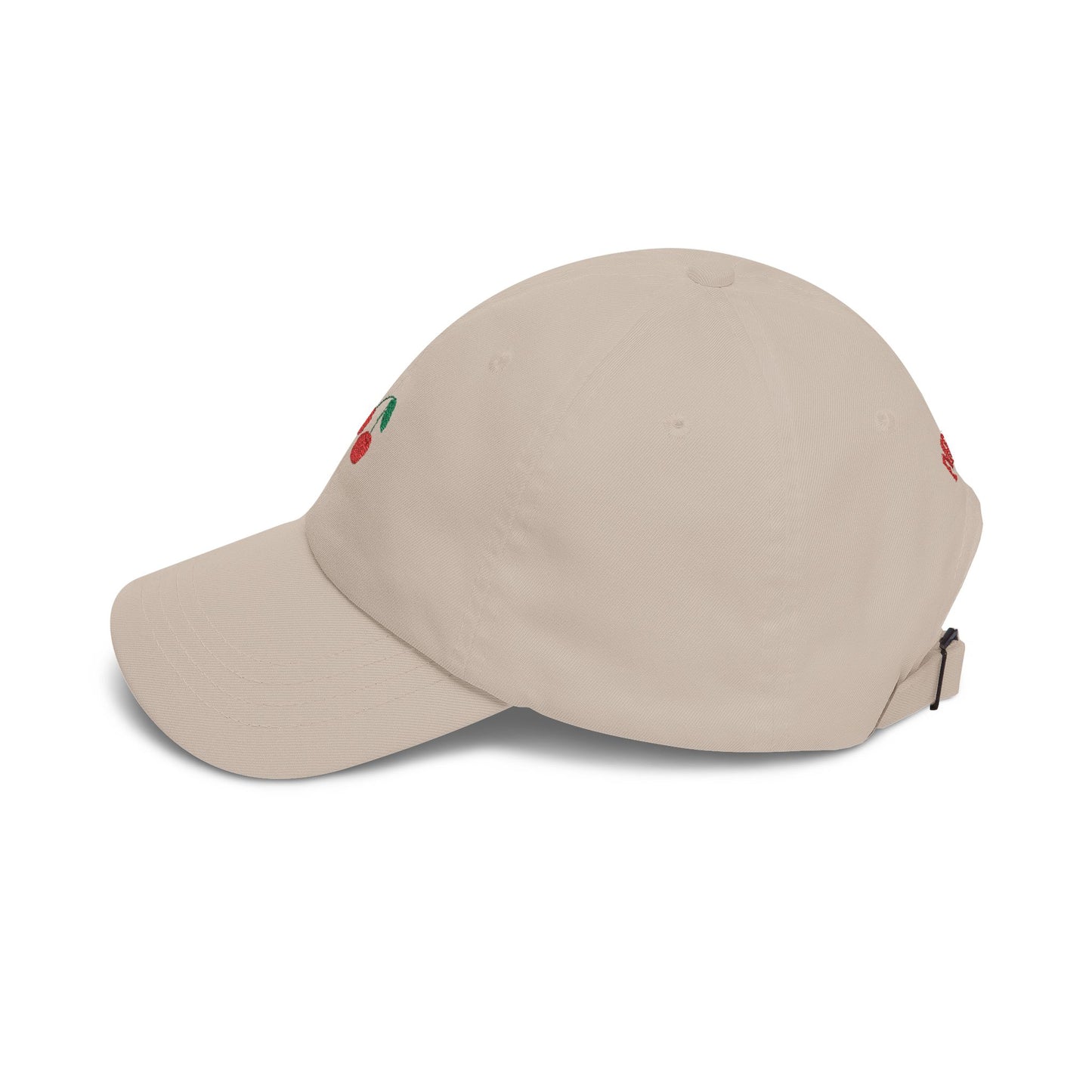 Cherry Embroidered Dad Cap