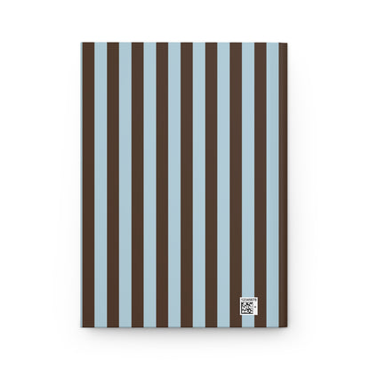 Blue & Brown Stripped Journal