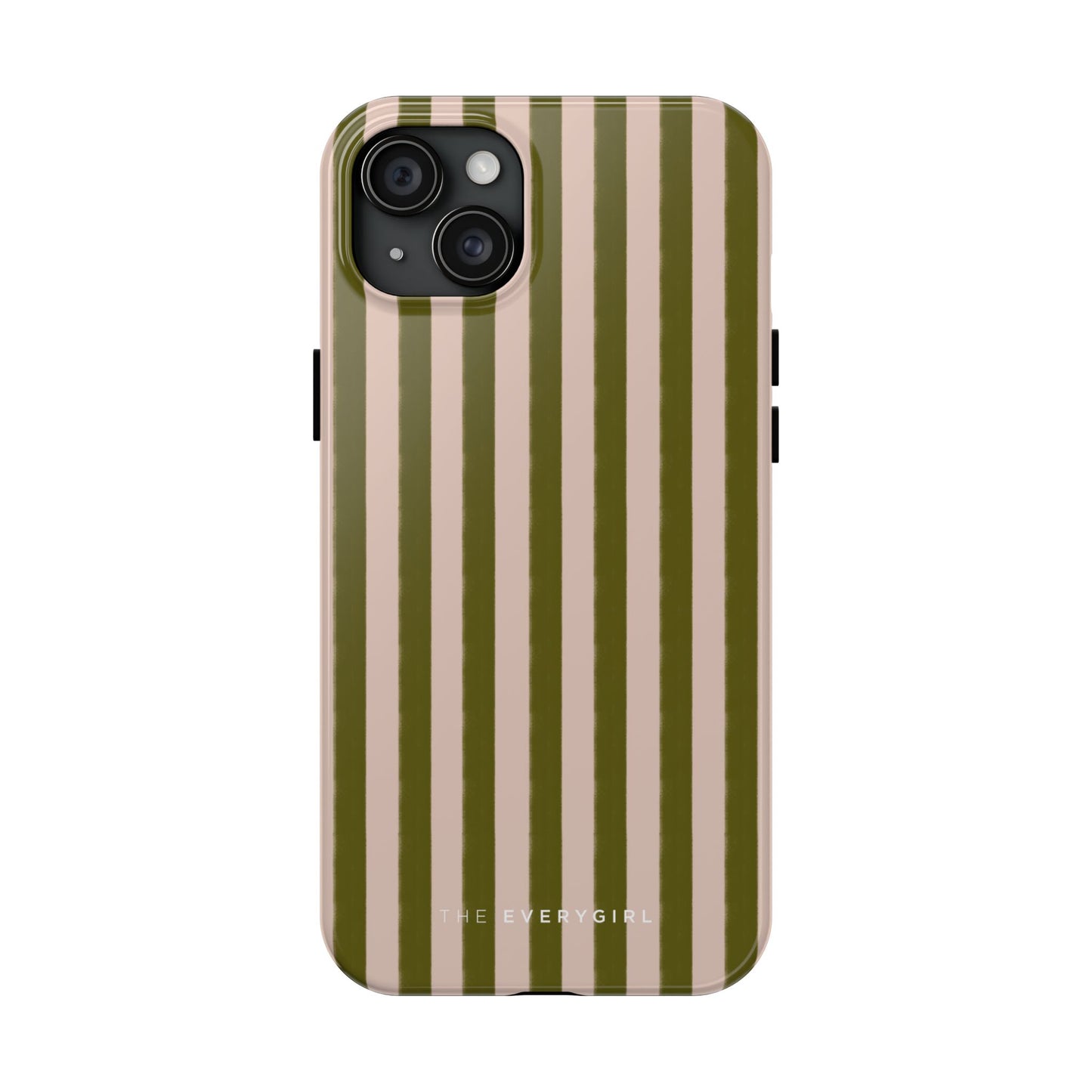 Green & Pink Stripes IPhone Case