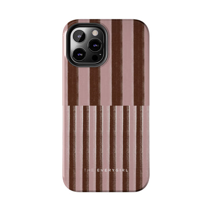 February Pink and Brown Phone Case